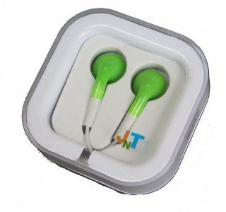 jnt green handsfree earphone with mic for iphone 4g 3g 3gs (with package) Electronics