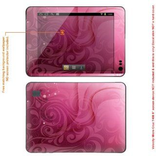 Protective Decal Skin skins Sticker for Velocity Micro Cruz Tablet T408 8" screen tablet case cover CruzT408 330 Computers & Accessories