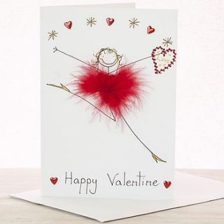 handmade personalised valentine's card by all things brighton beautiful