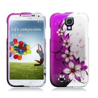 [K@K] PREMIUM FOR SAMSUNG GALAXY S4 IMAGE, FLOWERS AND BUTTERFLY, HOT PINK Cell Phones & Accessories