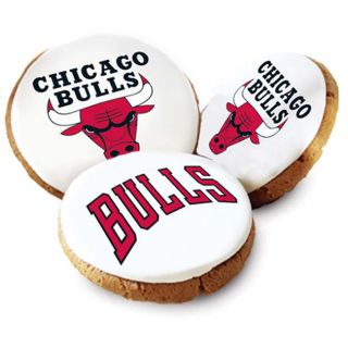 Mrs. Fields Chicago Bulls Logo Butter Cookies (pack Of 12)