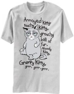 Grumpy Cat Grr Grr Grr Soft Kitty Mens T shirt Clothing