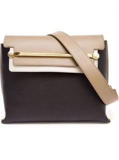 Chloé Clare Contrasting Leather Handbag