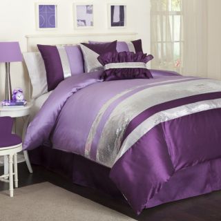 Lush Decor Purple Jewel 6 piece Comforter Set