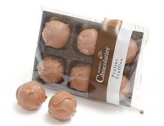 pack of six praline truffles by martin's chocolatier