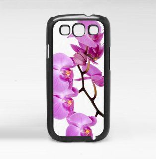 Purple Orchid Flower Samsung Galaxy S3 I9300 Hard Case Cell Phones & Accessories
