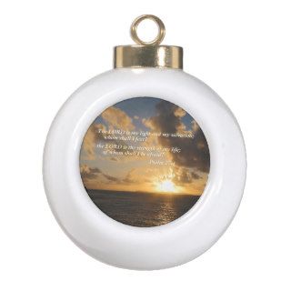 Psalm 27 1 The Lord Is My Light Ornaments