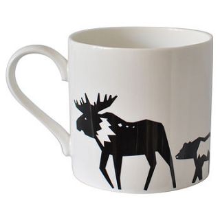 large medium animal design bone china mug by hanna francis design