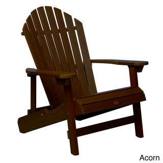 Highwood Eco friendly Synthetic Wood King size Folding/reclining Adirondack Chair