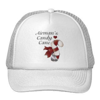 Airmans Candy Cane Trucker Hats