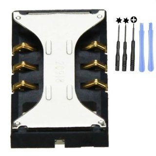 MuchBuy Replacement SIM Card Reader Junctor for Samsung S5830 (Galaxy Ace) W/ Tools Cell Phones & Accessories