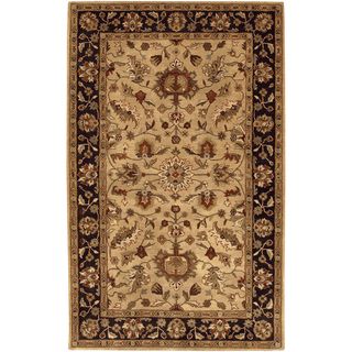 Hand tufted Paloma Gold Wool Rug (2 X 3)