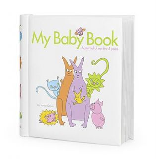 'my baby book' five year record book by posh totty designs interiors