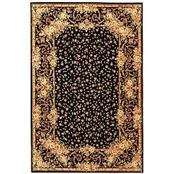 Handmade Persian Court Multicolor Wool And Silk Rug (6 X 9)