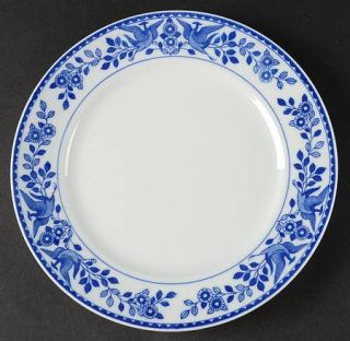 Noritake Twin Phoenix Luncheon Plate, Fine China Dinnerware   Royal Sometuke, Bl