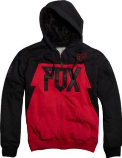 Fox Racing Men's Bolt Sasquatch Sherpa Hoodie Sweatshirt Red Black Small  Fashion Hoodies  Clothing