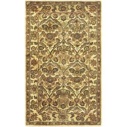 Handmade Treasured Gold Wool Rug (3 X 5)