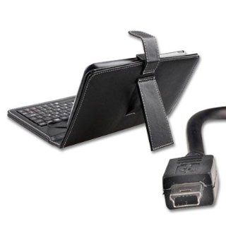 DIAOTEC (TM) Synthetic Leather Keyboard Case with mini USB plug for 7 inch Tablet Computers Computers & Accessories
