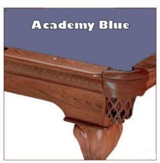 8' Academy Blue ProLine Classic Billiard Pool Table Cloth Felt  Sports & Outdoors