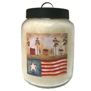 Goose Creek 2 Gallon Tropical Breeze Jar Candle with Saltbox America Folk Art  