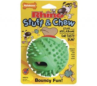 Rhino Stuff & Chew   Wolf Dog Toy —