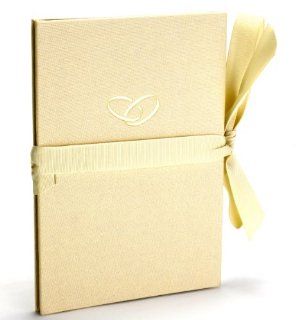 Semikolon Leporello Linen Photo Album, Wedding Rings, Beige (63517WR)  Hardcover Executive Notebooks 