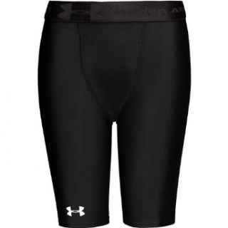 Under Armour Boys Long Compression Short with Cup Pocket (102127L) M (YOUTH)/Black  Baseball Protective Gear  Clothing