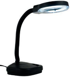 Hawk Reading Lamp, Illumination Magnifier Glass with 5x and 10x Zoom   Desk Lamps  
