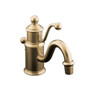 Kohler K 139 bv Vibrant Brushed Bronze Antique Single hole Lavatory Faucet With Lever Handle