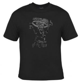 Waiting For Mr Right Skeleton / White Ink Adult T Shirt Clothing