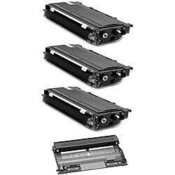 Brother Tn350 Compatible Black Toner Cartridges And 1 Dr350 Drum Units (pack Of 4)