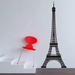 eiffel tower wall stickers by parkins interiors
