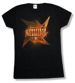Metallica "Star" Black Baby Doll T Shirt New Juniors