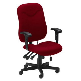 Mayline Comfort Series Burgundy Executive Posture Chair