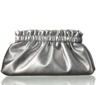Laura Geller Silver Shimmer Makeup Bag —