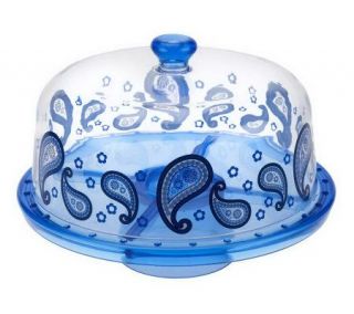 Paisley Party 4 in 1 Acrylic Cake Dome Stand by MarkCharles Misilli —
