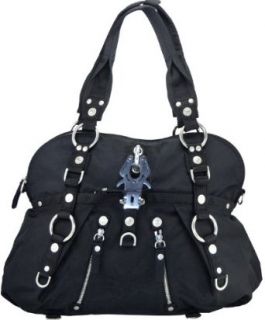 George Gina & Lucy Poodle Pack Womens Black Shoulder Handbag (Black) Clothing