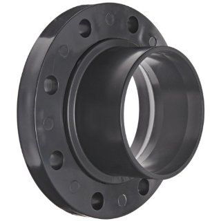 Spears 856P Series PVC Pipe Fitting, Van Stone Flange, Class 150, Schedule 80, Gray, 3" Spigot Industrial Pipe Fittings