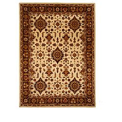 Hand tufted Oriental Tempest Ivory/brown Area Rug (8 X 11)