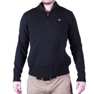Ralph Lauren Men's 1/4 Zip Mock Turtle Neck Sweater (Medium, Black) at  Men�s Clothing store