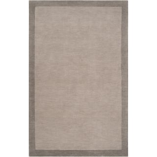 Angelohome Loomed Gray Madison Square Wool Rug (33 X 53)