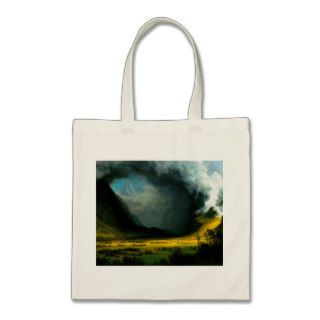 Albert Bierstadt Storm in The Mountains Tote Bag