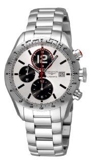 Longines Men's L36364706 GrandVitesse Automatic Chronograph White Chronograph Dial Watch Longines Watches