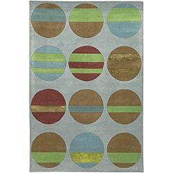 Hand tufted Multicolor Mandara Wool Rug (5 X 76)