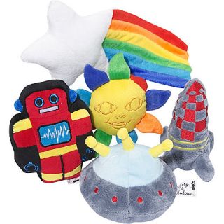 Bark n Bag Galactic Plush Pet Toy Set