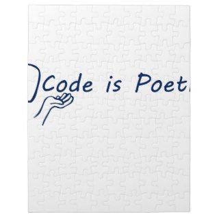 Code is Poetry Jigsaw Puzzle
