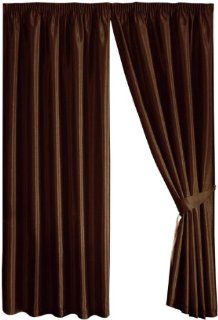 Ideal Textiles Dreams 'n' Drapes Java Chocolate Eyelet Lined Curtain 90x108   Window Treatment Curtains