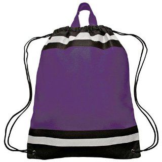 Bags for LessTM Small Reflective Sports Drawstring Bag, Purple Sports & Outdoors