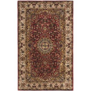Handmade Persian Legend Traditional Red/ivory Wool Rug (6 X 9)