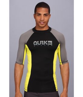 Quiksilver Extra S/S Surf Shirt Mens Swimwear (Black)